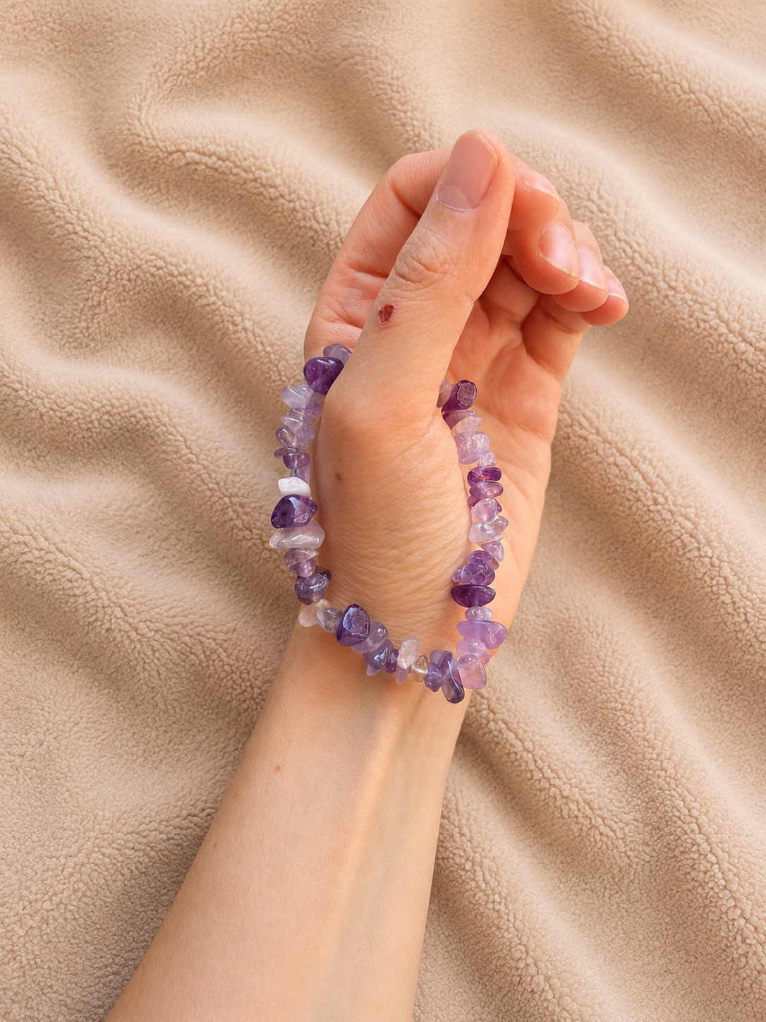 Bracelet en Améthyste – Sérénité & Intuition
