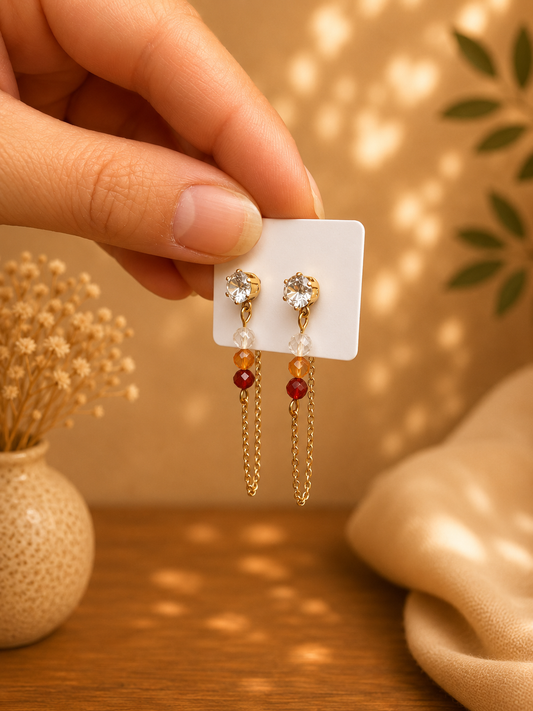 Boucles d’Oreilles « Étincelle Solaire »