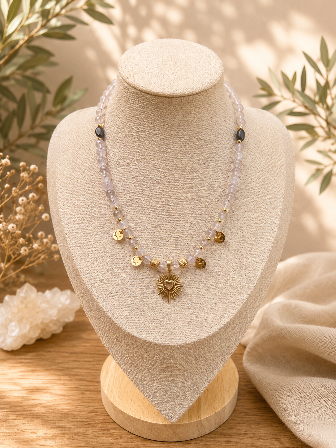 Collier « Rayonnement du Cœur »