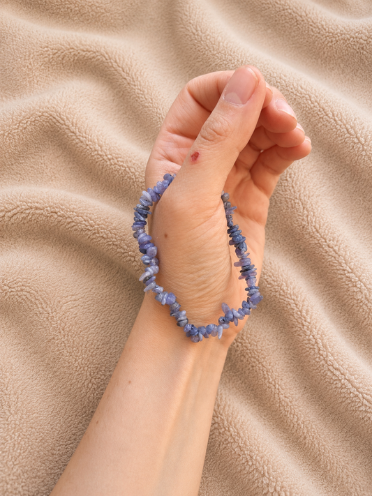 Bracelet en Tanzanite – Intuition & Élévation