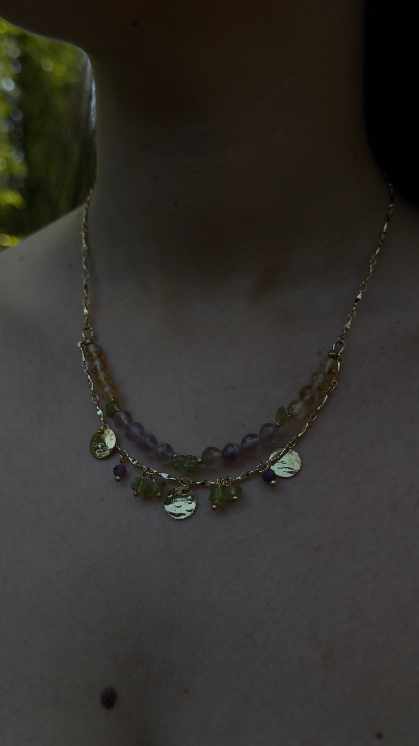 Collier « Aurore Dorée »