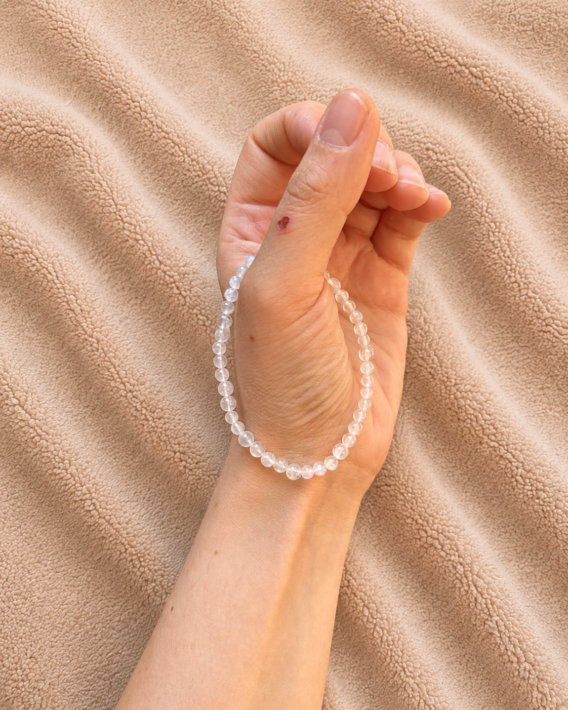 Bracelet en Péristérite 4mm – Intuition & Renouveau