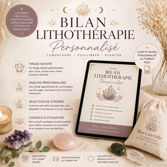 Bilan Lithothérapie Personnalisé